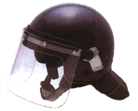 Casque maintien de l'ordre.